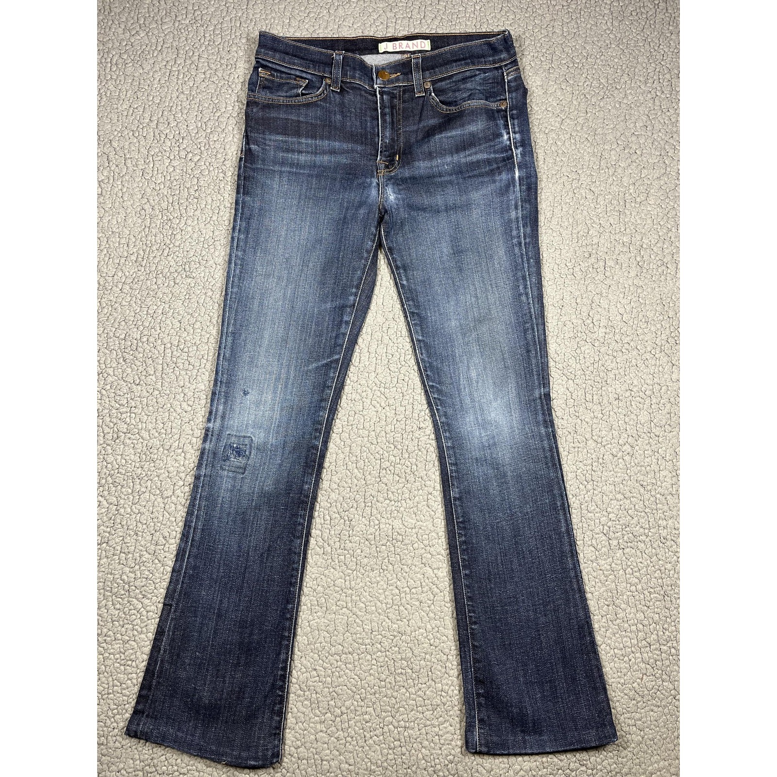J Brand Jeans Womens 28 Dark Wash Mid Rise Bootcut Stretch Denim Usa 9089